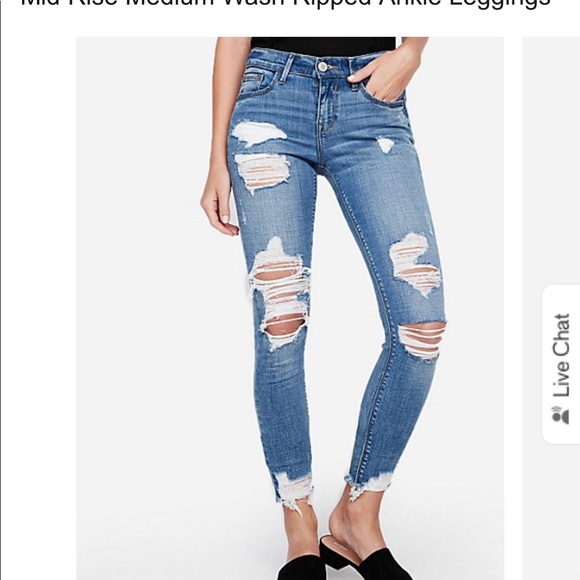 Express Denim - Express ultimate stretch ankle Jegging jeans SZ 2